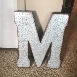 Letter M decor